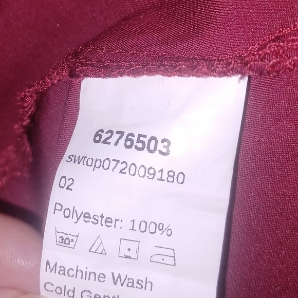 Beautiful Long Sleeve Wrap Shirt- W Sz Small - Picture 8 of 8